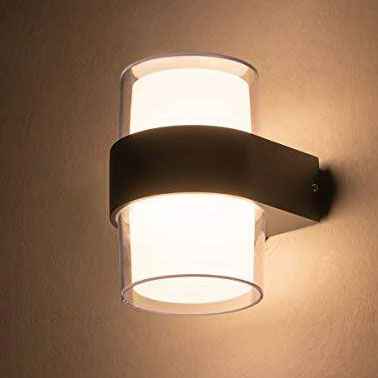 Round Outdoor Up Down Cylinder Light