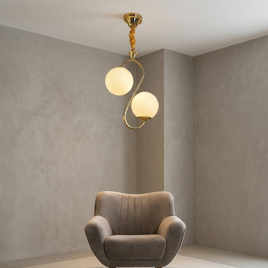 Snake Globe Hanging Light